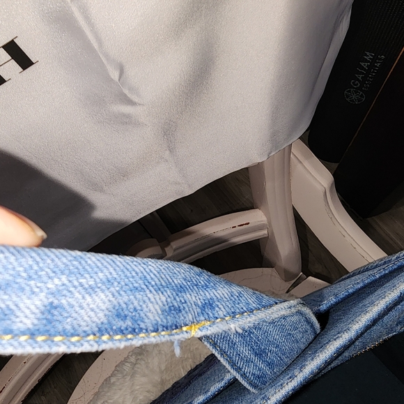 Coach denim bag with pouch - Picture 9 of 13